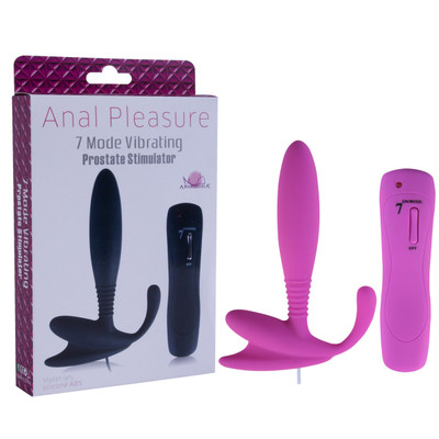 Anal Pleasure - Estimulador de Próstata em Soft Touch com 7 Níveis de Vibração Super Silencioso e Á Prova da Água - 9,3 x 2,3 cm | Disponível em 3 Cores