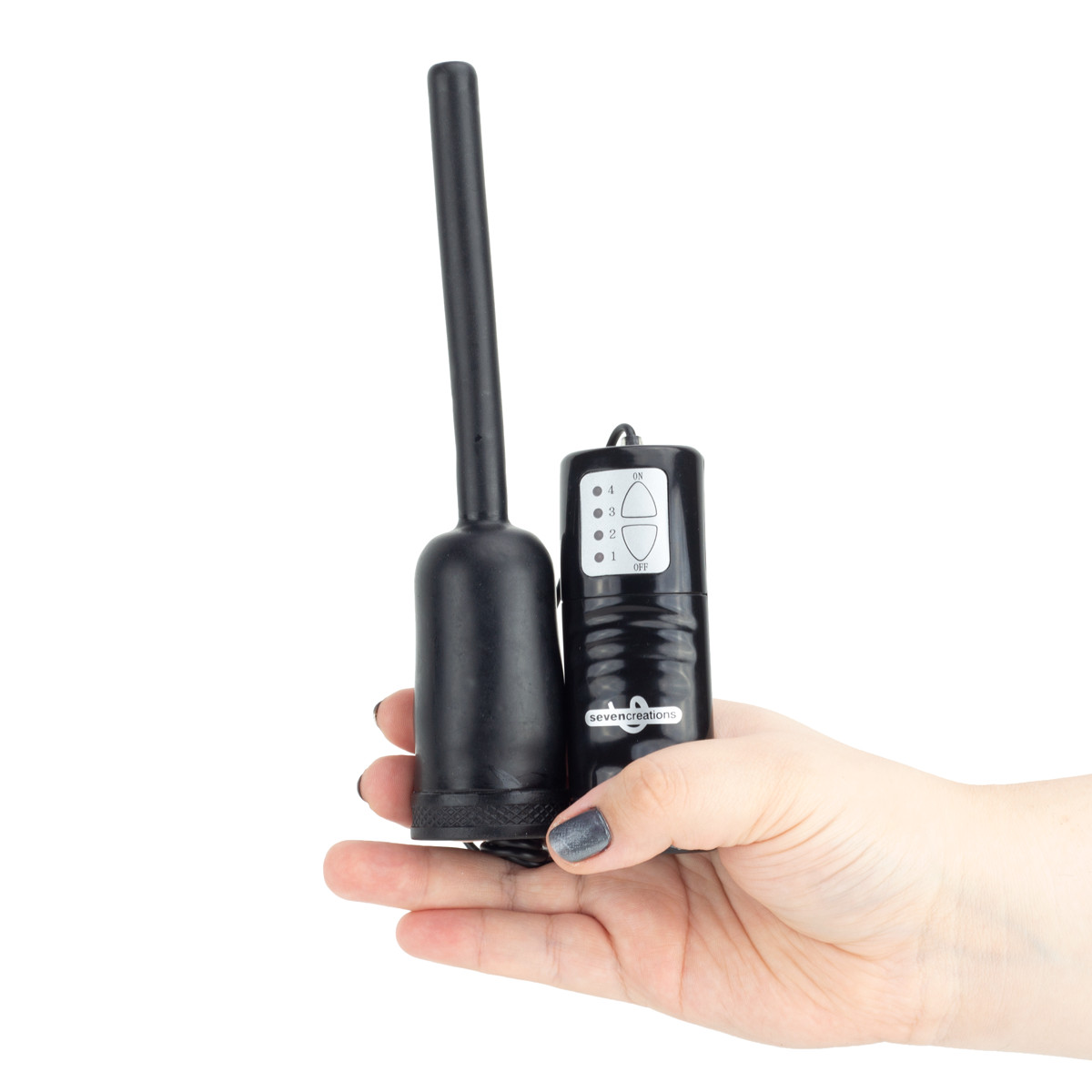 Plug Anal com 4 Níveis de Vibração, Controle Remoto e Resistente à Água - 19 x 1 cm | Anal Probe - 4