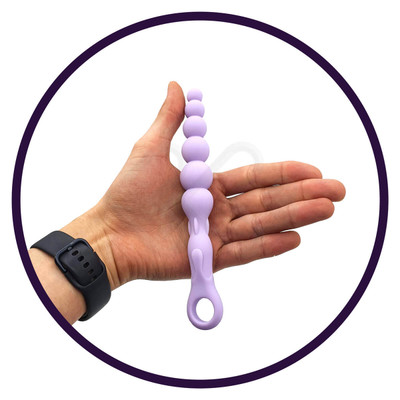 Anatick - Bolinha Tailandesa Anal Ondulada em Silicone - 18 x 2,5 cm