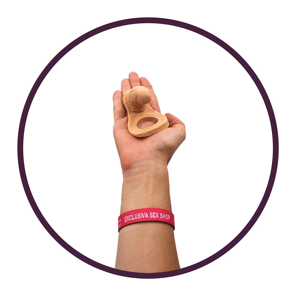 Sensual Import - Anel Companheiro com Mini Pênis - 6 x 2,5 cm - 4