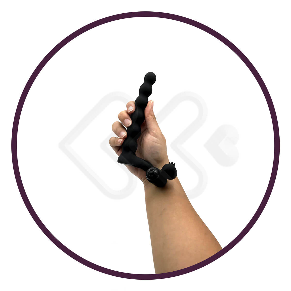 Anel Companheiro Escalonado e Cápsula com 10 Modos de Vibração - Pretty Love Hercules Penis Sheath III - 13 x 2,4 cm - 7