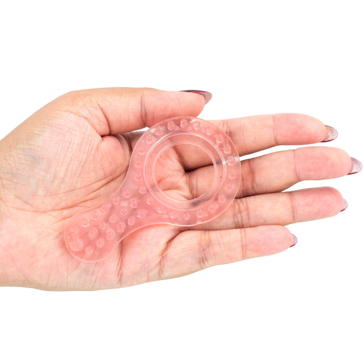 Anel Peniano Pequeno em Silicone - Anel Oriental Small | 9,5 x 5,3 cm | Disponível em 4 Cores - 4