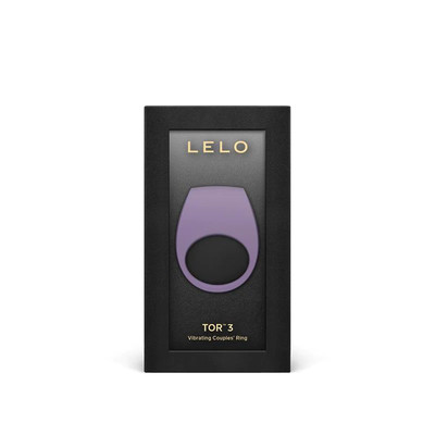 Foto 5 do produto Anel Peniano com 8 Configurações de Vibração em Silicone Premium, Recarregável e a Prova D' Água - Lelo Tor 3 | 4,7 x 2,2 cm | Disponível em 2 Cores