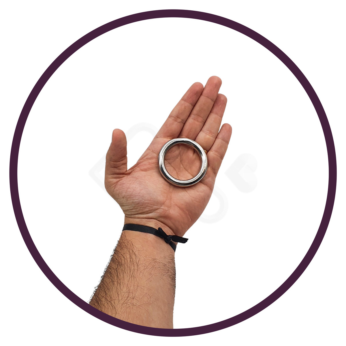 Anel Peniano em Aço Inoxidável de Luxo - Sexy Import | 3,8 cm - 2