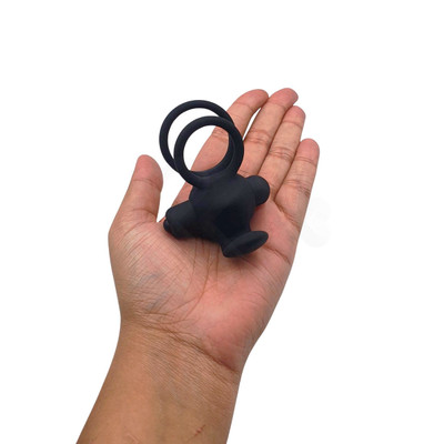 Foto 9 do produto Anel Peniano Duplo com 10 Modos de Vibração e Resistencia à Água - X- Men Oh My God | 7,8 x 6 cm | Disponível em 2 Cores