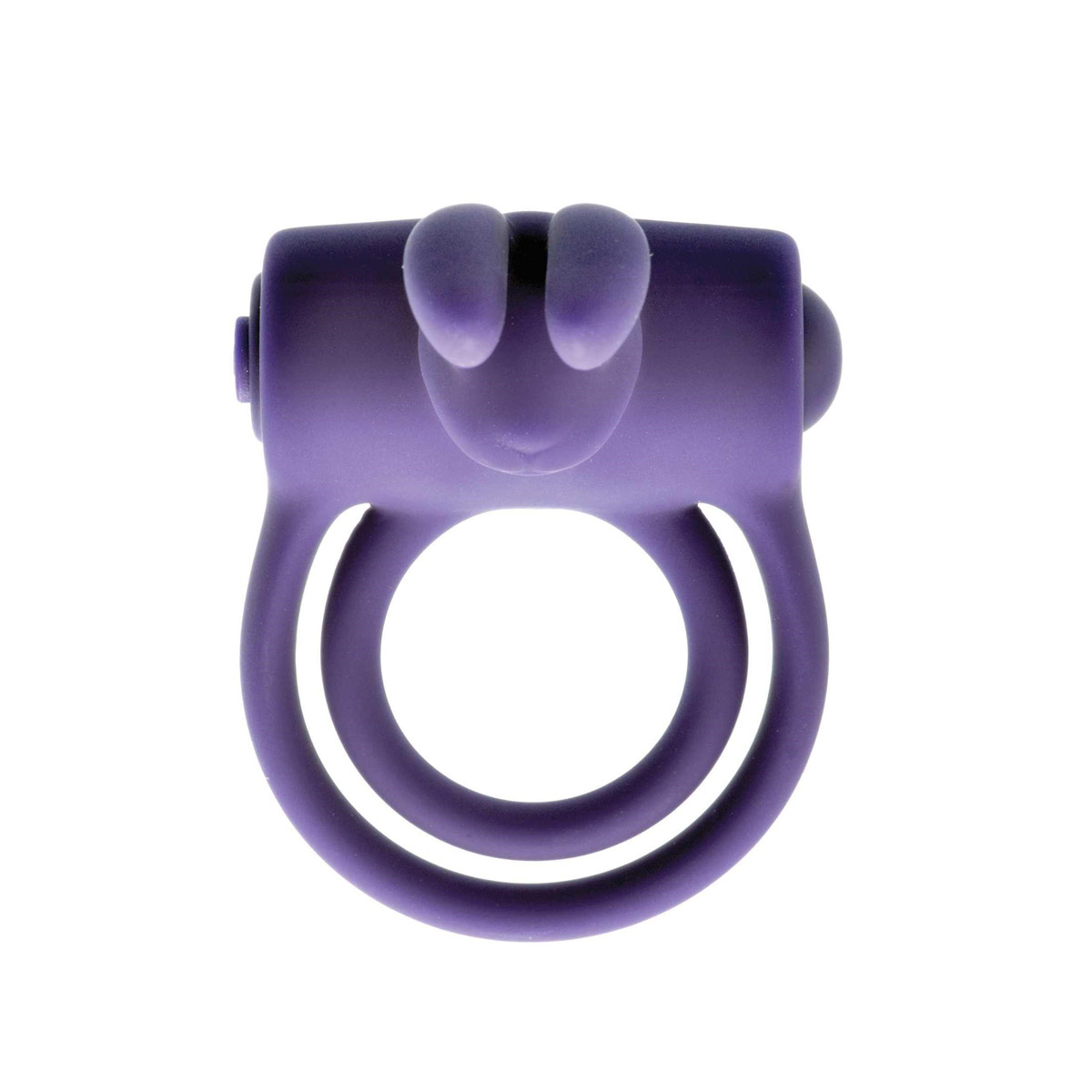 Anel Peniano Duplo para Pênis e Escroto com 10 Modos de Vibração, Controle Remoto Sem Fio e Estimulador de Clitóris em Forma de Coelho - Adam & Eve's Silicone Rechargeable Rabbit Ring | 3 cm | 4,8 cm - 5