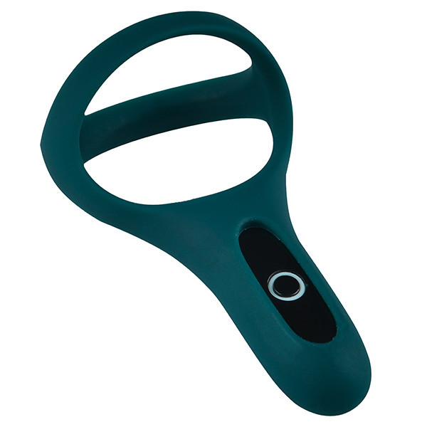 Anel Peniano Duplo Recarregável em Silicone com 7 Modos de Vibração com Controle Via Aplicativo - Magic Motion Rise - 8,9 x 5,1 cm - 2