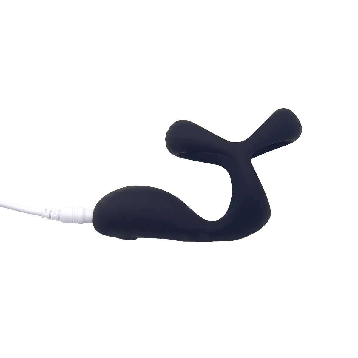 Anel Peniano Duplo Recarregável em Silicone com Estimulador e 10 Modos de Vibração - Vibrative Triple - 4