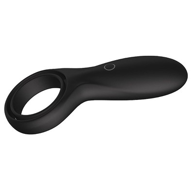 Foto 2 do produto Anel Peniano Duplo em Silicone com 10 Modos de Vibração e Carregamento via Cabo USB - Sexy Import | 11,4 x 3 cm