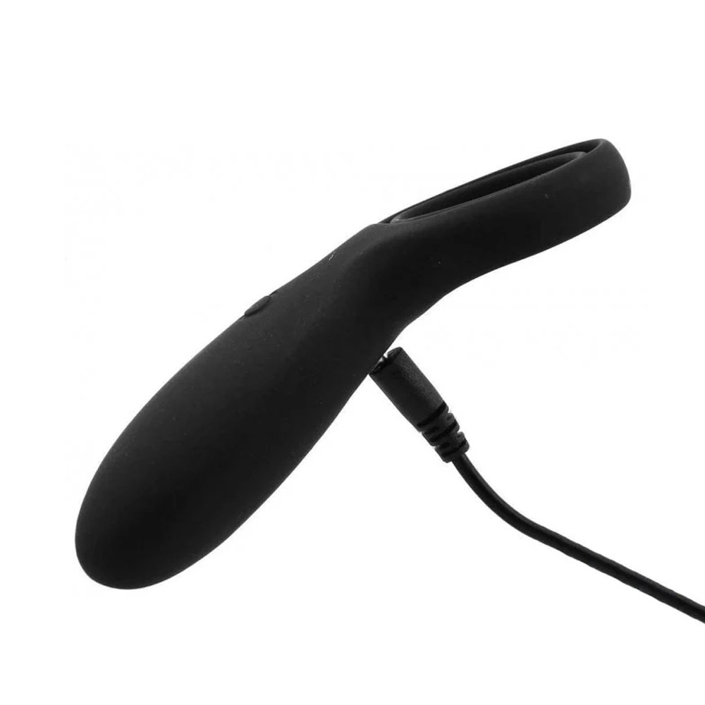 Anel Peniano Duplo em Silicone com 10 Modos de Vibração e Carregamento via Cabo USB - Sexy Import | 11,4 x 3 cm - 6