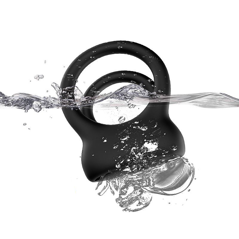 Anel Peniano Duplo em Silicone com 9 Modos de Vibração e Carregamento por USB - Sexy Import | 6,7 x 5,5 cm - 4