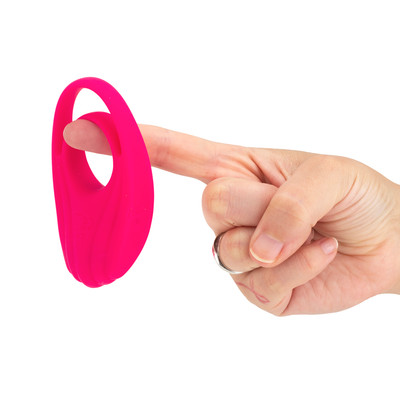 Anel Peniano Duplo em Silicone com 9 Modos de Vibração, Estimulador de Clitóris, Resistente à Água e Recarregável - Vibrator