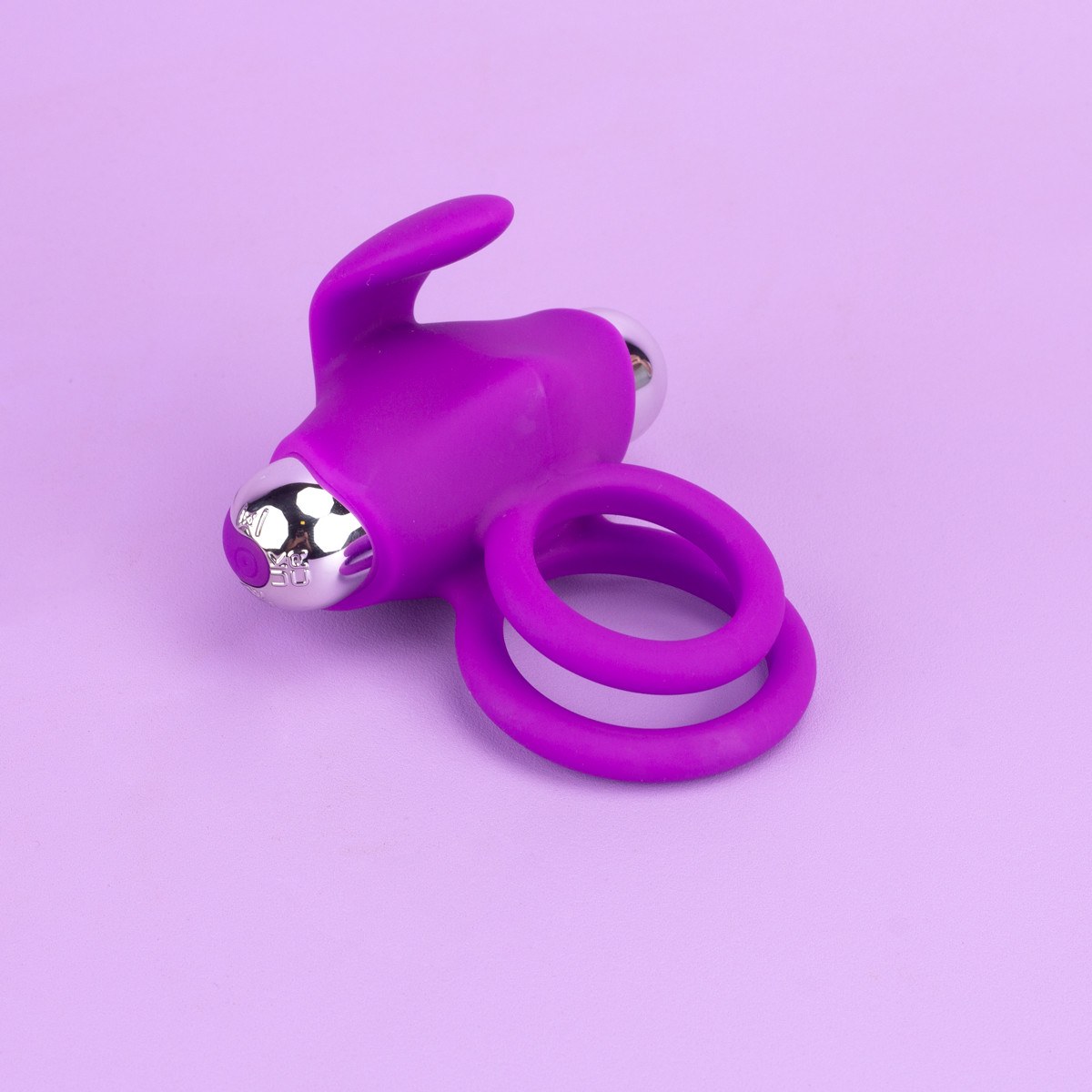 Anel Peniano Duplo em Silicone com Estimulador Clitoriano, Cápsula Vibratória e 10 Modos de Vibração - Exclusiva Argos - 3