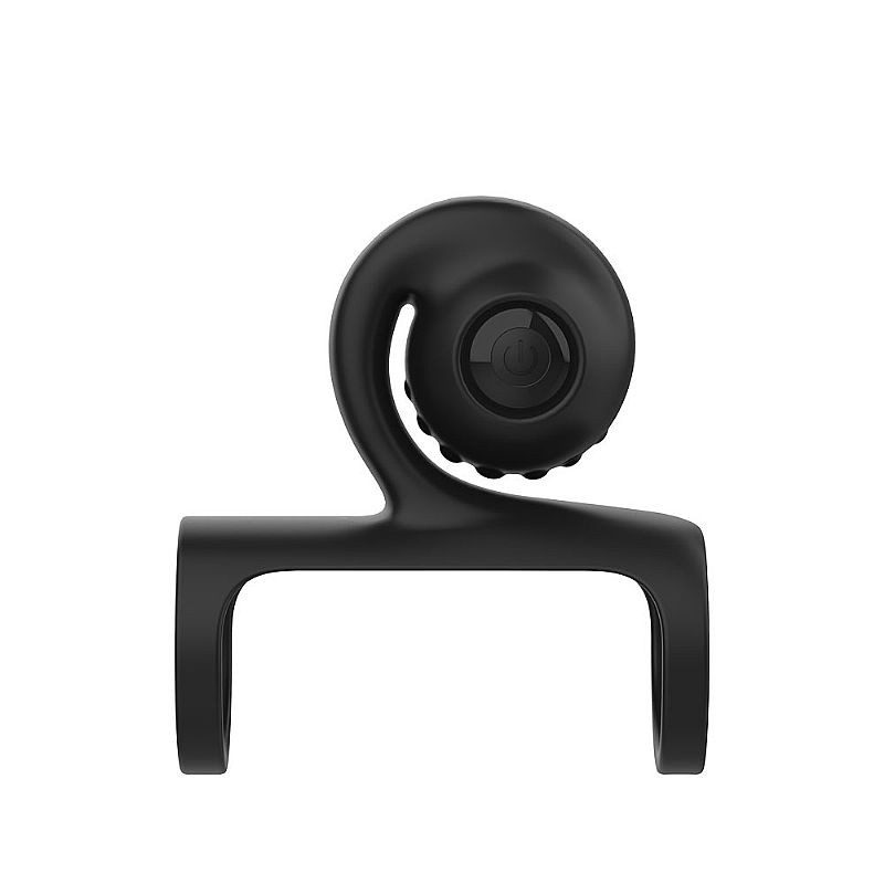 Anel Peniano Duplo em Silicone Soft Touch, Recarregável e Modos de 9 Vibração - S-hande Cyber Punk | 6,8 x 8,2 cm - 4