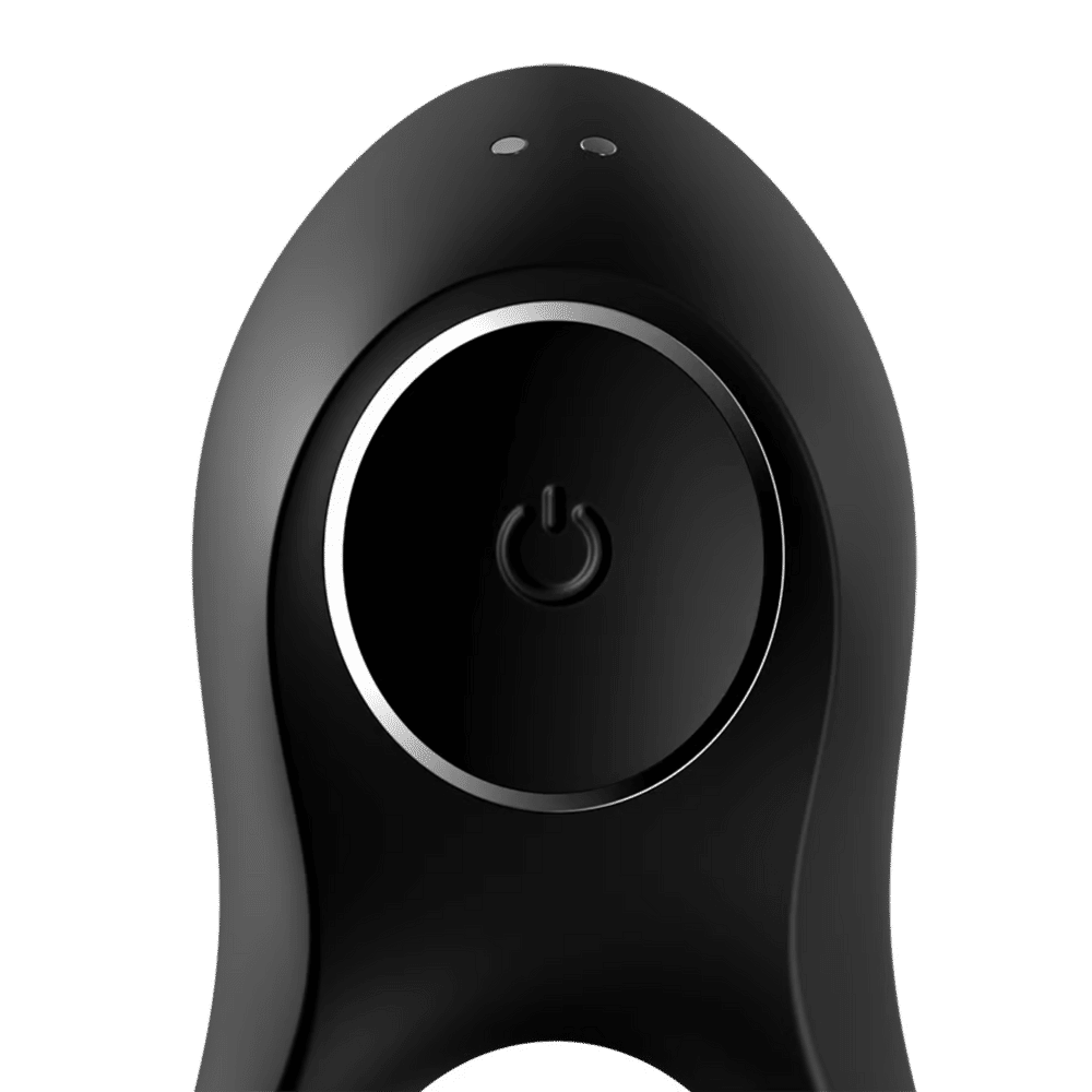 Anel Peniano e Escrotal em Silicone Inócuo com Estimulador com 12 Modos Vibrações - Satisfyer Lengendary Duo | 10 x 5 cm - 5