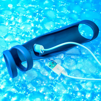 Foto 4 do produto Anel Peniano e Escroto com Extensor em Silicone, 9 Modos de Vibração e Recarregável - Gender X Rocketeer