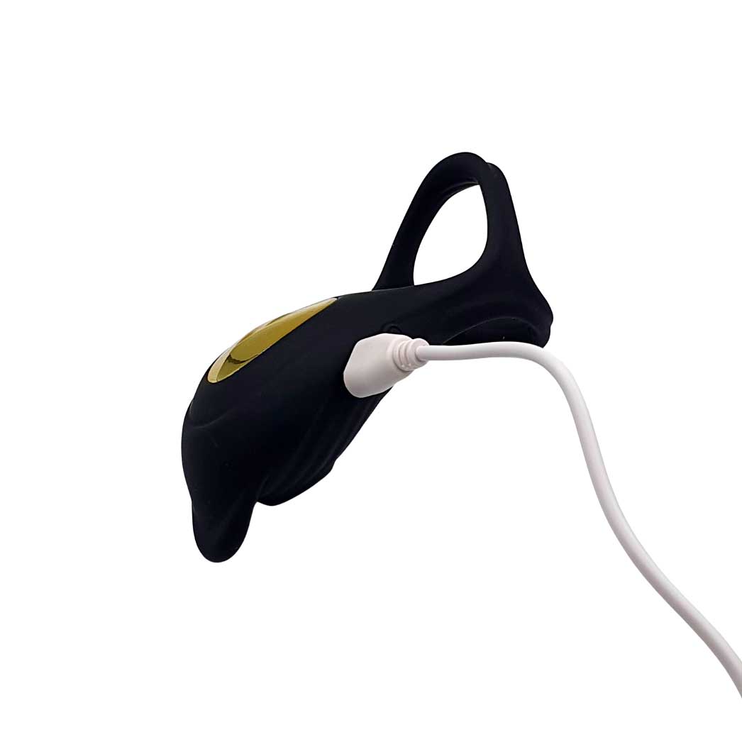 Anel Peniano e Escroto, Recarregável com Estimulador de Clitóris e Controle Remoto Sem Fio - Vip Mix | 12,1 x 4,7 cm - 3