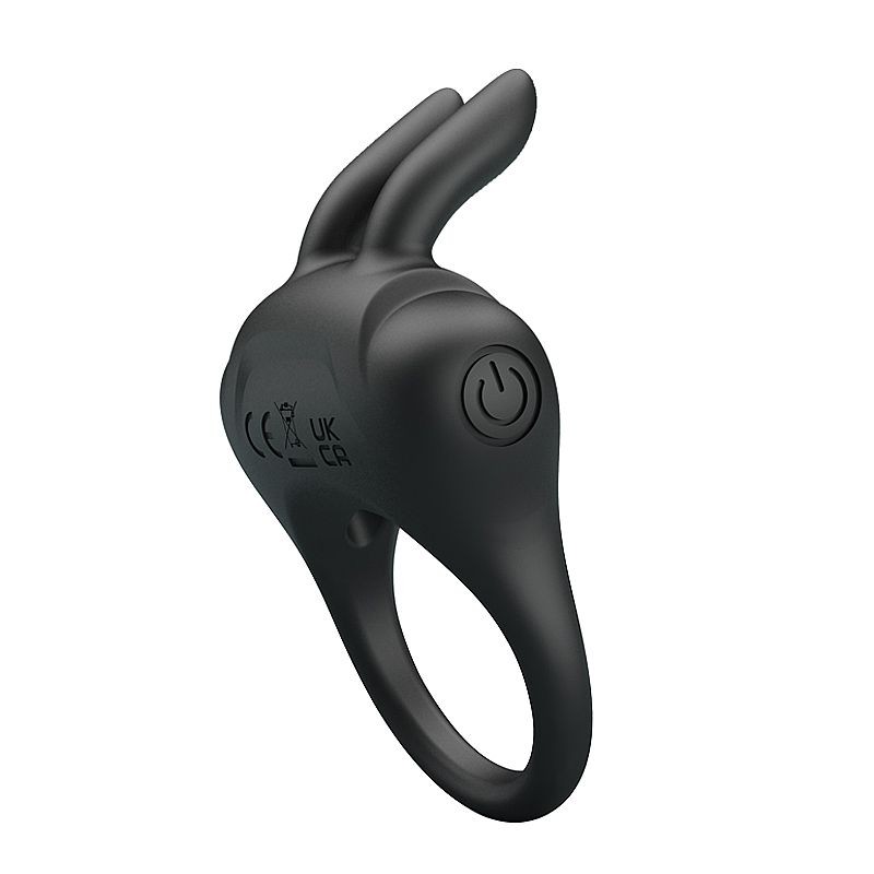 Anel Peniano com Estimulador de Clitóris em Forma de Orelha de Coelho com Vibração Única e Potente - Pretty Love Davion | 4 x 8 cm - 3