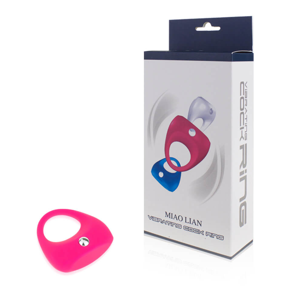 Anel Peniano com Estimulador de Clítoris e Vibração Única e Potente - Miao Lian | 5,3 x 4,7 cm | Disponível em 3 Cores - 8
