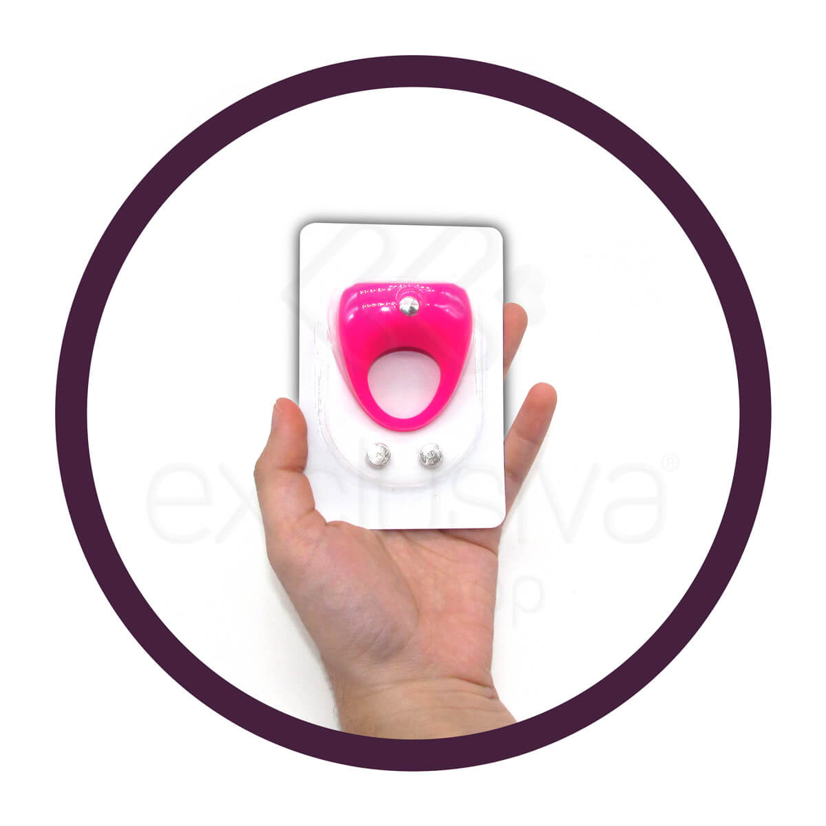 Anel Peniano com Estimulador de Clítoris e Vibração Única e Potente - Miao Lian | 5,3 x 4,7 cm | Disponível em 3 Cores - 12