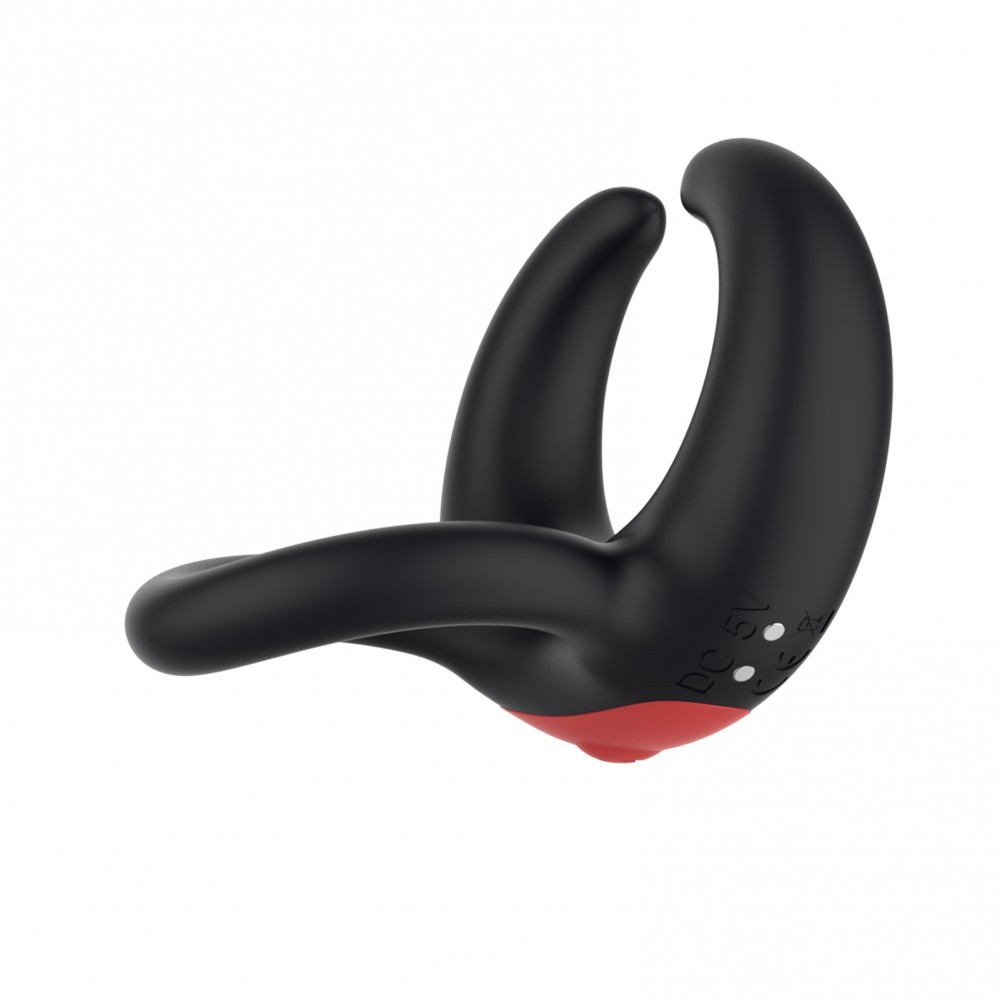 Anel Peniano com Estimulador de Escroto em Silicone, 7 Modos de Vibração e Controle Remoto Sem Fio - I-Moon | 9 x 6,8 cm - 5