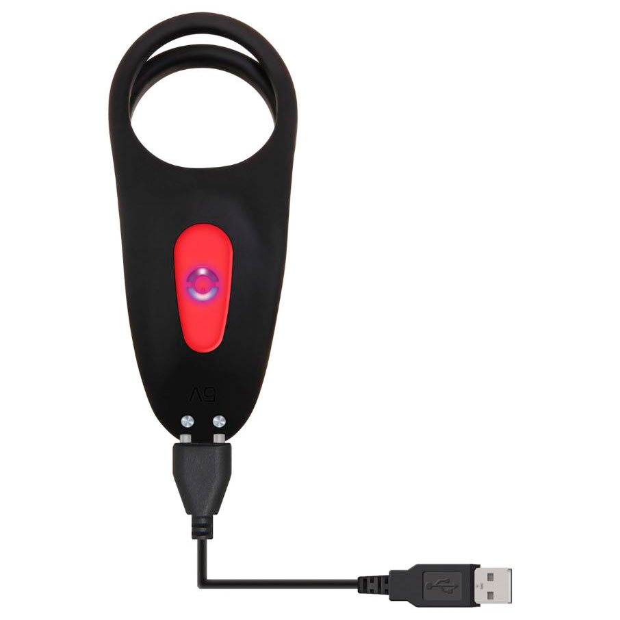 Anel Peniano com Extensor em Silicone, Alça para Escroto, 9 Modos de Vibração e Controle Remoto Sem Fio - Zero Tolerance Vibrating Girth Enhancer | 8,1 x 3 cm - 4