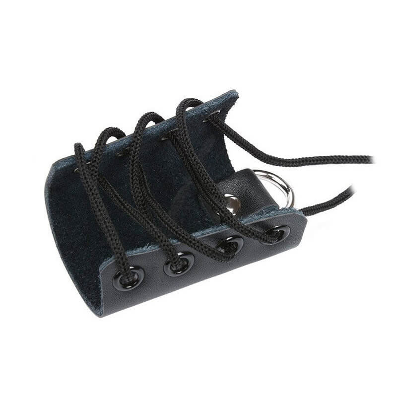 Anel Peniano Feito em Couro Sintético com Ajustes em Amarração Cruzado - Tamanho Único - 4