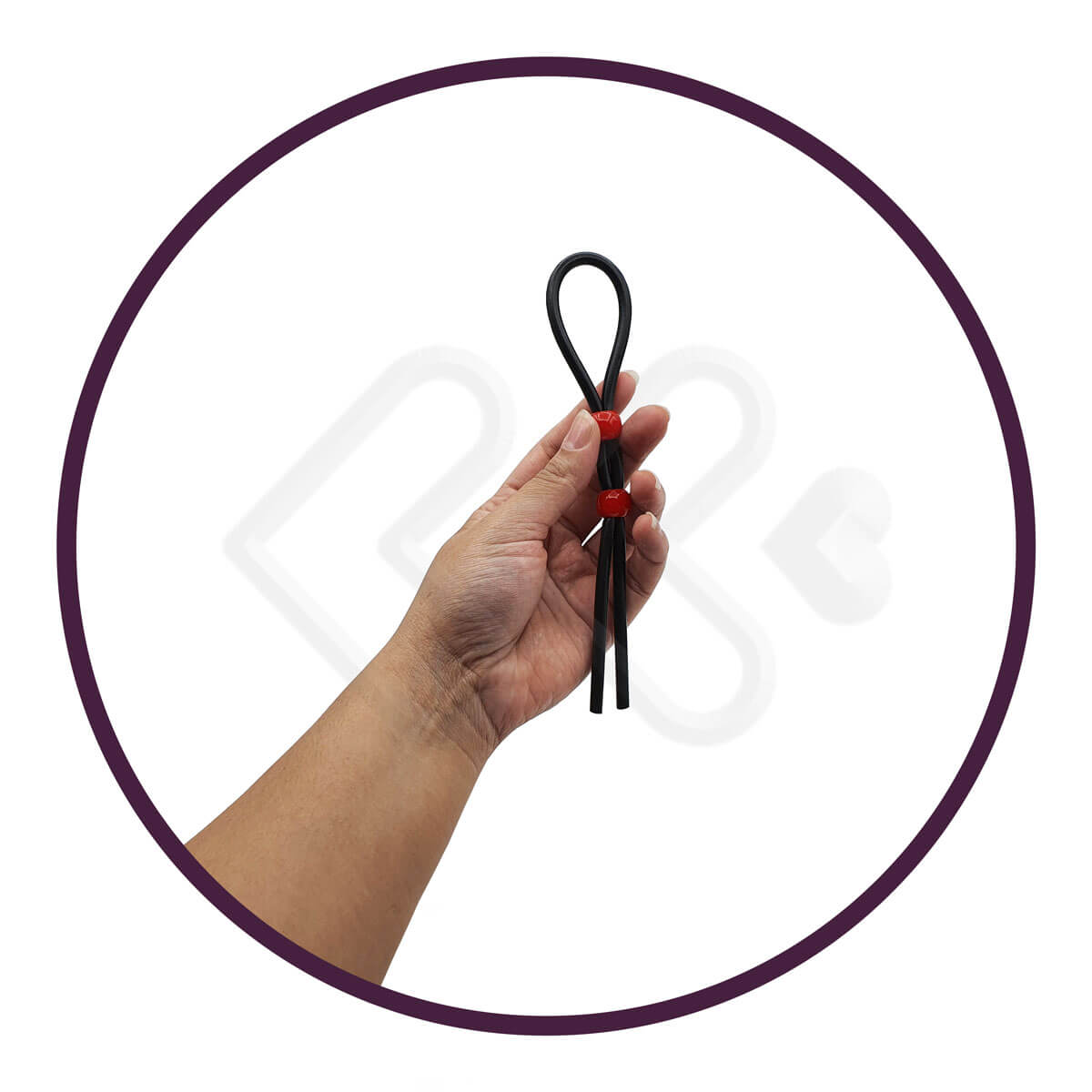 Anel Peniano Clássico Feito em Silicone com Regulagens para Pênis e Escroto - 19,5 cm - 6