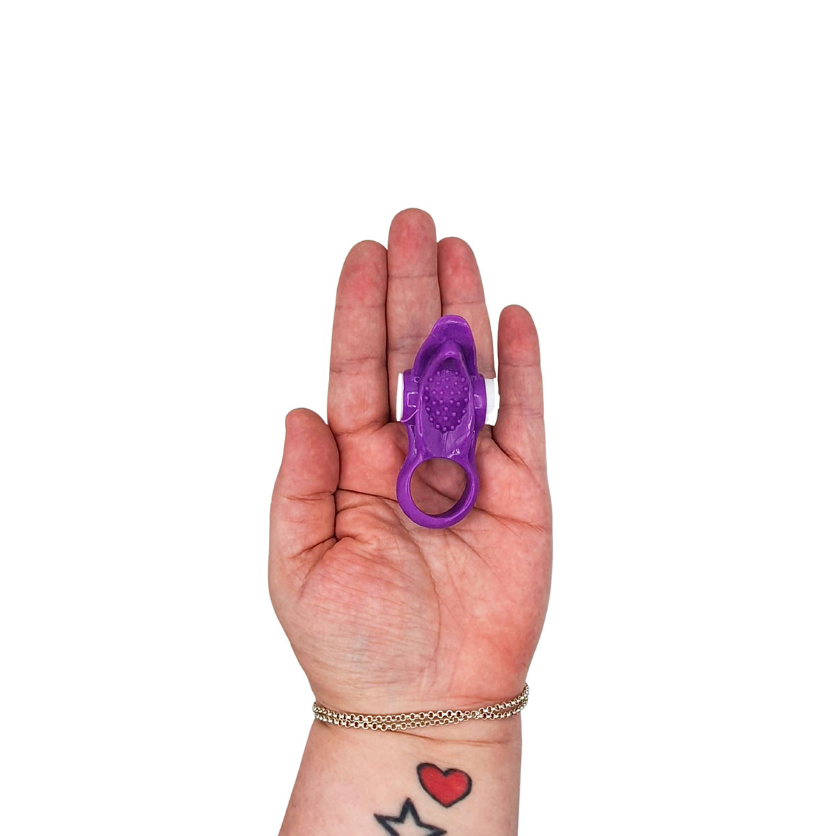 Anel Peniano em Formato de Língua com Texturas Estimuladoras e Vibração Única - You Vibe Vibrating Ring | Disponível em 4 Cores - 10