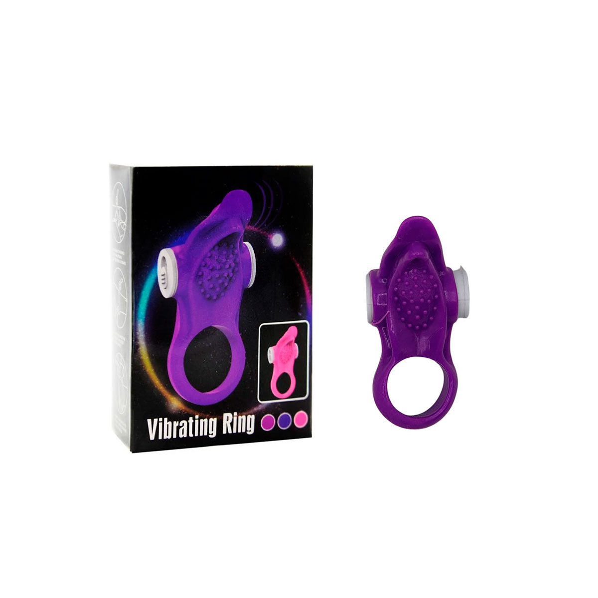 Anel Peniano em Formato de Língua com Texturas Estimuladoras e Vibração Única - You Vibe Vibrating Ring | Disponível em 4 Cores - 5