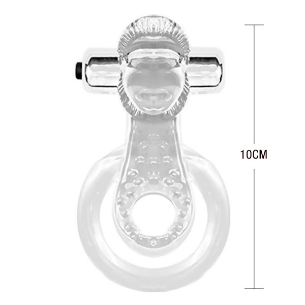 Anel Peniano com Língua, Capsula Vibratória e 7 Vibrações - G.I. Jack Vibrating Cock Ring With Tongue | 10 x 5,2 cm - 3
