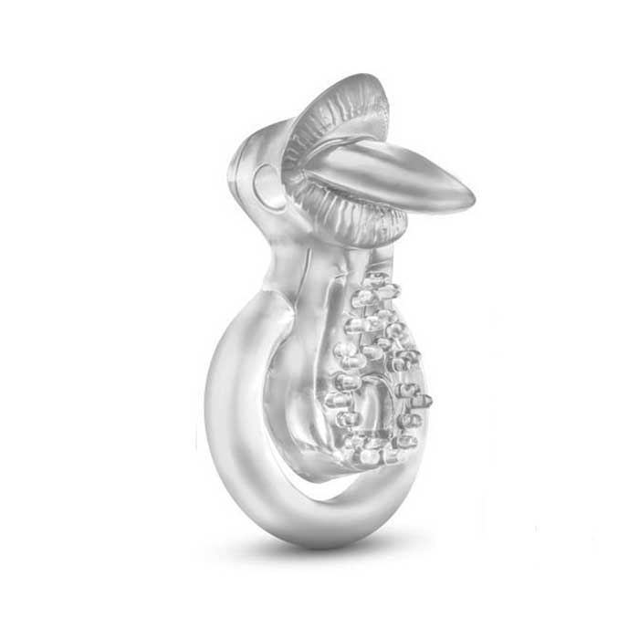 Anel Peniano com Língua, Capsula Vibratória e 7 Vibrações - G.I. Jack Vibrating Cock Ring With Tongue | 10 x 5,2 cm - 2