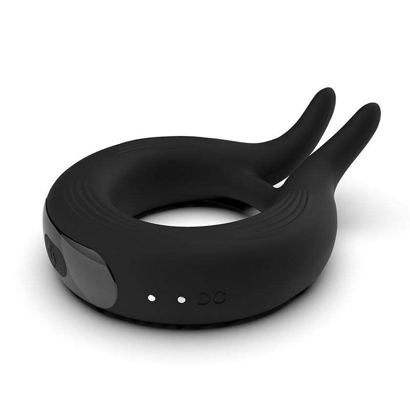 Anel Peniano Luxuoso em Silicone com Estimulador de Clitóris, 10 Modos de Vibração e Carregamento Via Cabo USB - Adão & Eva Essence Toys Jack - 3