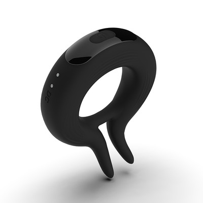 Foto 4 do produto Anel Peniano Luxuoso em Silicone com Estimulador de Clitóris, 10 Modos de Vibração e Carregamento Via Cabo USB - Adão & Eva Essence Toys Jack