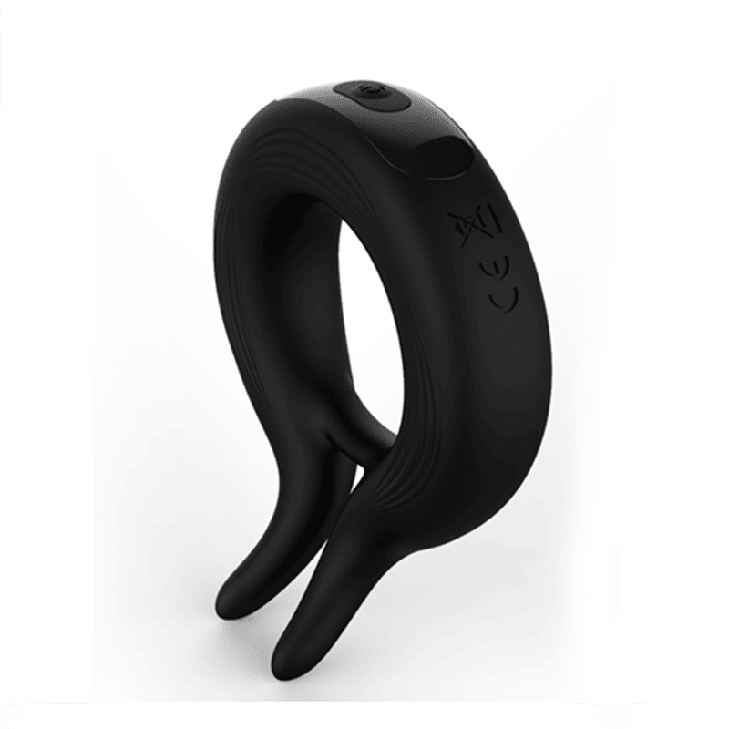 Anel Peniano Luxuoso em Silicone com Estimulador de Clitóris, 10 Modos de Vibração e Carregamento Via Cabo USB - Adão & Eva Essence Toys Jack - 7