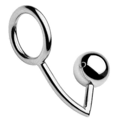 Anel Peniano com Plug Anal Estimulador de Próstata o Feito em Aço | Disponível em 3 Tamanhos