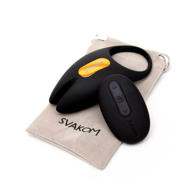 Foto 2 do produto Anel Peniano Recarregável com 5 Modos de Vibração, Intensidade, Controle Remoto Sem Fio, App e Bloqueio - Svakom Winni 2 | 9,5 x 4,2 cm
