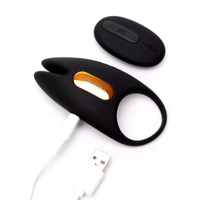 Foto 5 do produto Anel Peniano Recarregável com 5 Modos de Vibração, Intensidade, Controle Remoto Sem Fio, App e Bloqueio - Svakom Winni 2 | 9,5 x 4,2 cm
