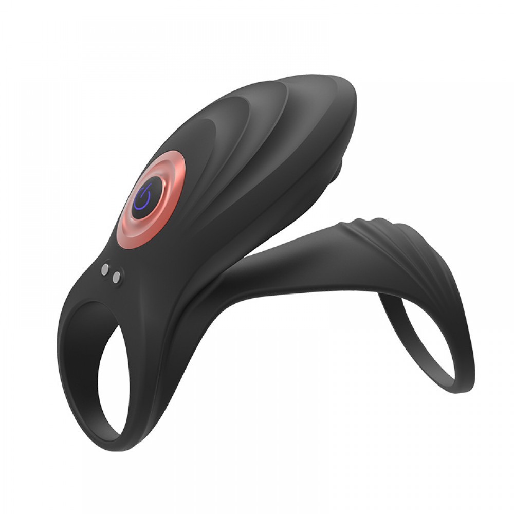 Anel Peniano Recarregável com Estimulador de Clitóris e 10 Modos de Vibração - Locked Ring - 2