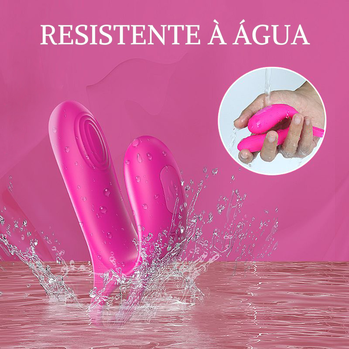 Anel Peniano em Silicone com Estimulador de Clitóris, 9 Modos de Vibração, Controle Remoto sem Fio e Recarregável - S-Hande Asta-RCT | Disponível em 2 Cores - 4