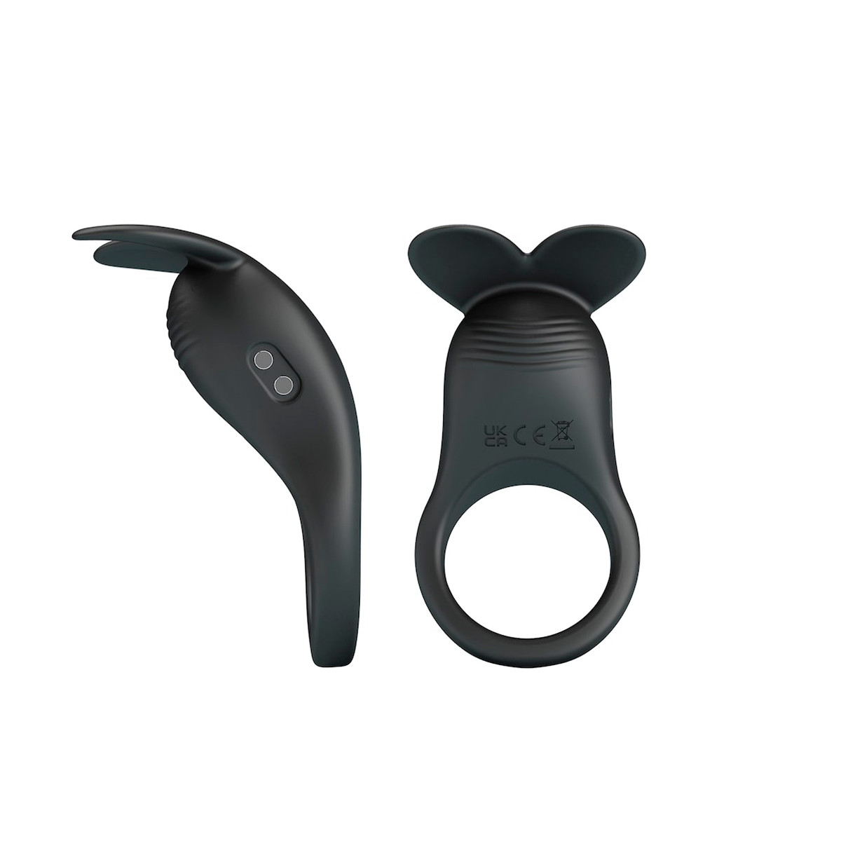 Anel Peniano Recarregável em Silicone com Estimulador Clitoriano, 10 Modos de Vibração e Resistente à Água - Pretty Love Carlton - 4