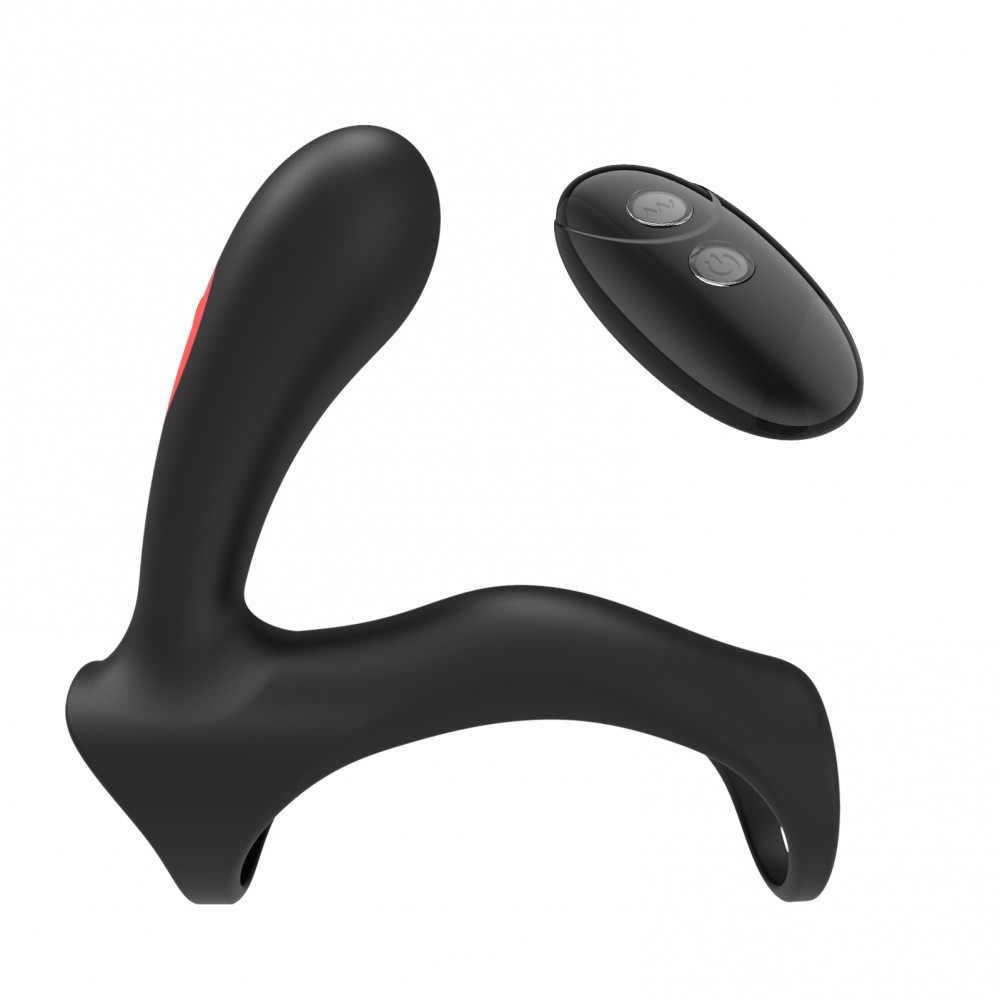 Anel Peniano Recarregável em Silicone com Estimulador Clitoriano de Controle Remoto - Stamen | 8,2 x 3 cm - 5