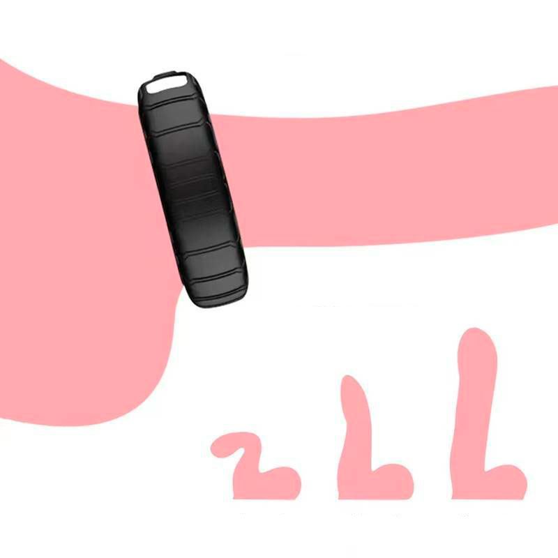 Anel Peniano Recarregável em Silicone no Formato de Pneu, com 10 Vibrações e Controle Remoto - Pleasure Dreams | 7,5 x 2 cm - 2