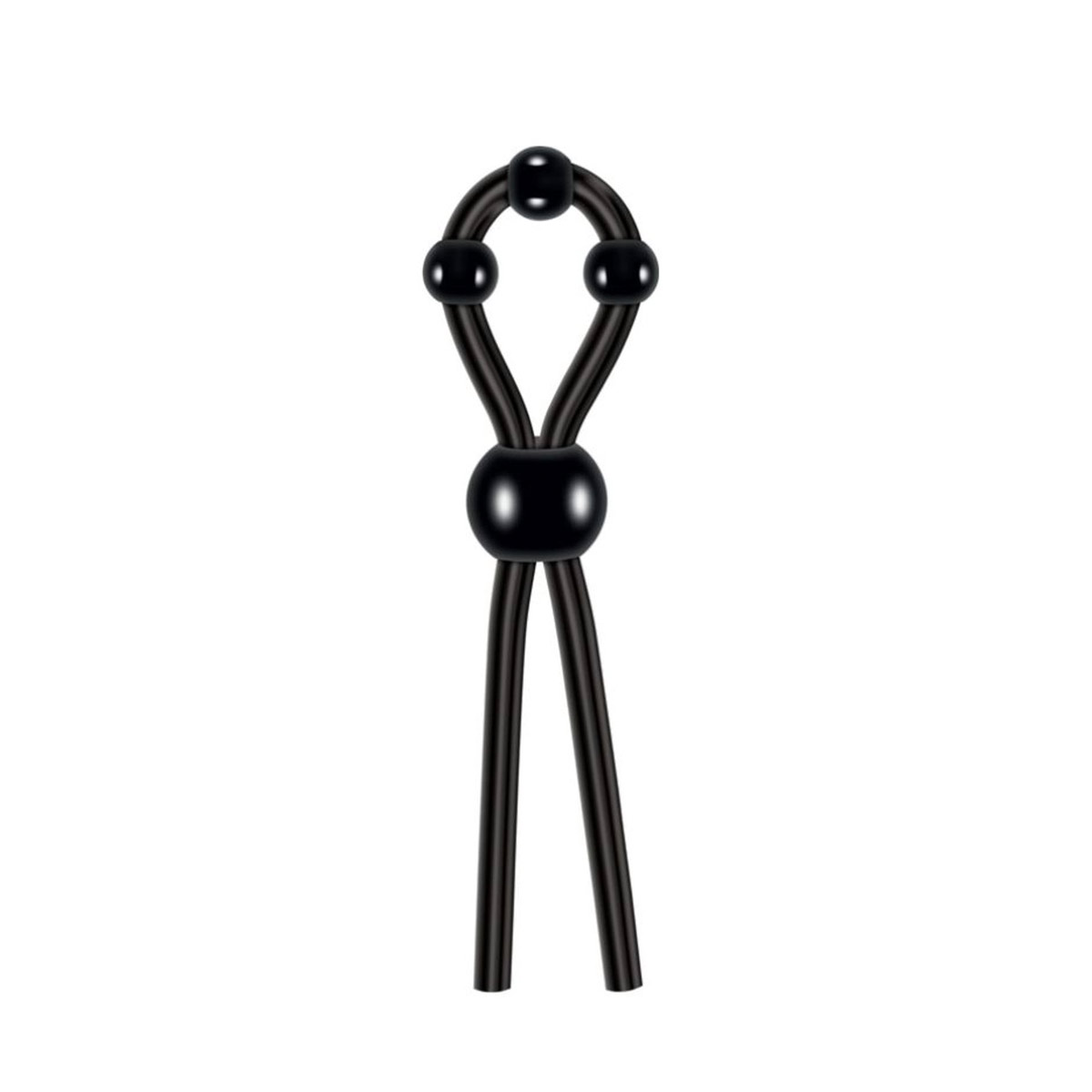 Anel Peniano Regulável em Silicone com Esferas Estimuladoras - Zero Tolerance Ultimate Silicone Lasso | 12,3 x 0,5 cm - 2