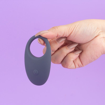 Anel Peniano em Silicone com 10 Modos de Vibração e Carregamento via Cabo USB - Exclusiva Maxthor