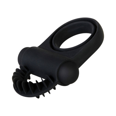 Foto 3 do produto Anel Peniano em Silicone com Alça Flexível, Cápsula Vibratória, 9 Modos de Vibração e Carregamento Via Cabo USB - Zero Tolerance Bell Ringer