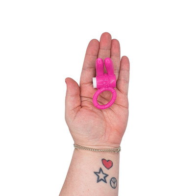 Foto 6 do produto Anel Peniano em Silicone no Formato de Coelho com Mini Cerdas e Vibração Única - You Vibe Vibrating Ring | Disponível em 3 Cores