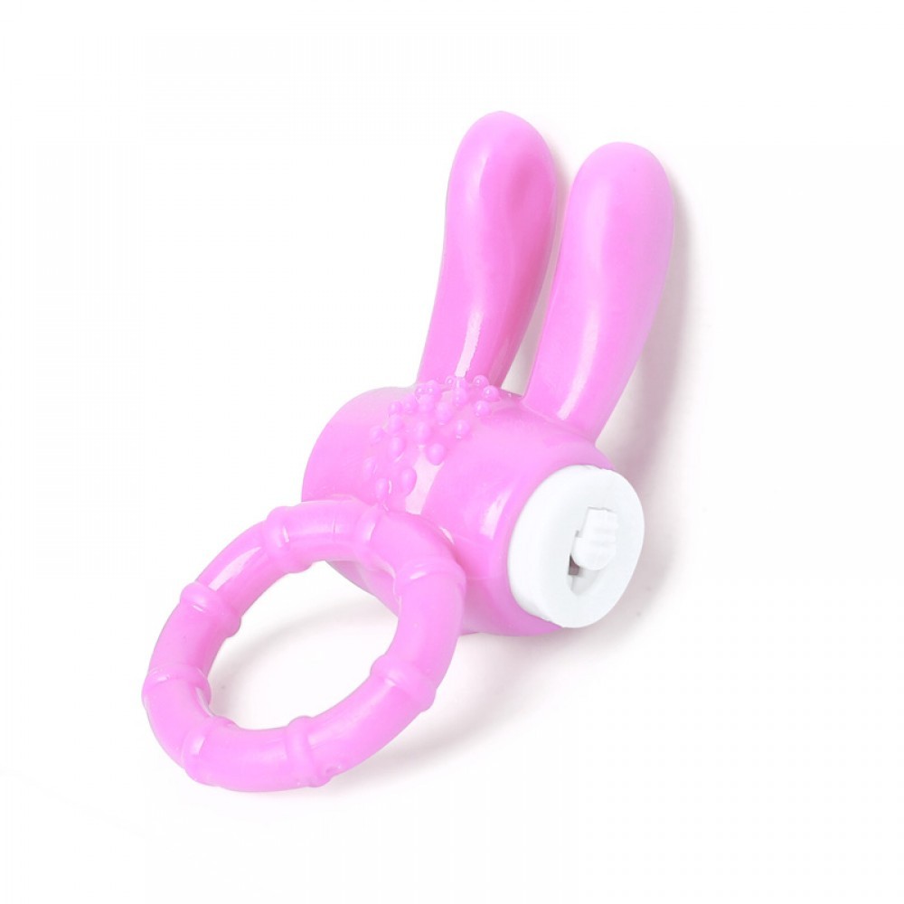 Anel Peniano em Silicone no Formato de Coelho com Mini Cerdas e Vibração Única - You Vibe Vibrating Ring | Disponível em 3 Cores - 9