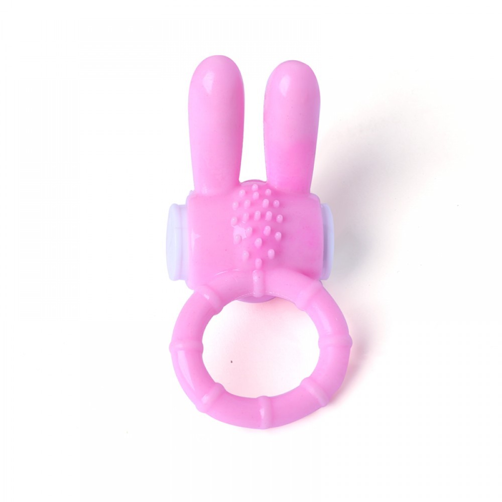 Anel Peniano em Silicone no Formato de Coelho com Mini Cerdas e Vibração Única - You Vibe Vibrating Ring | Disponível em 3 Cores - 10