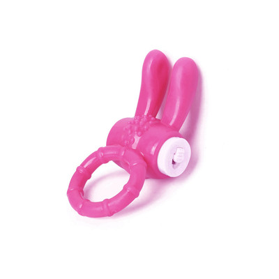 Foto 11 do produto Anel Peniano em Silicone no Formato de Coelho com Mini Cerdas e Vibração Única - You Vibe Vibrating Ring | Disponível em 3 Cores
